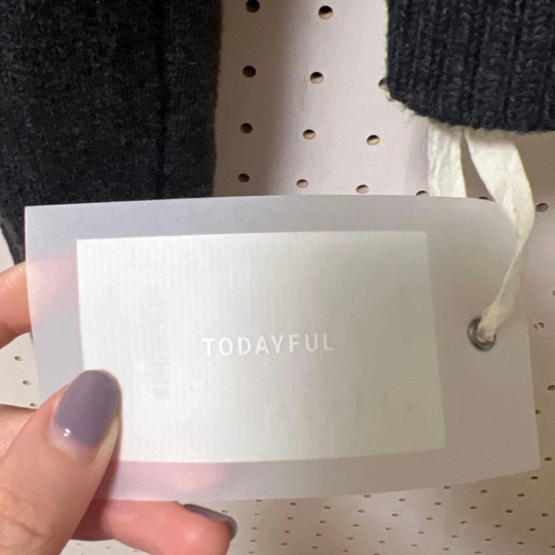 【新品/自宅試着のみ】TODAYFUL Compact Zip Knit
