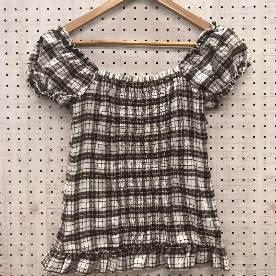 平成レトロ ロマンティック ガーリー古着 LIZLISA パフスリーブ トップス