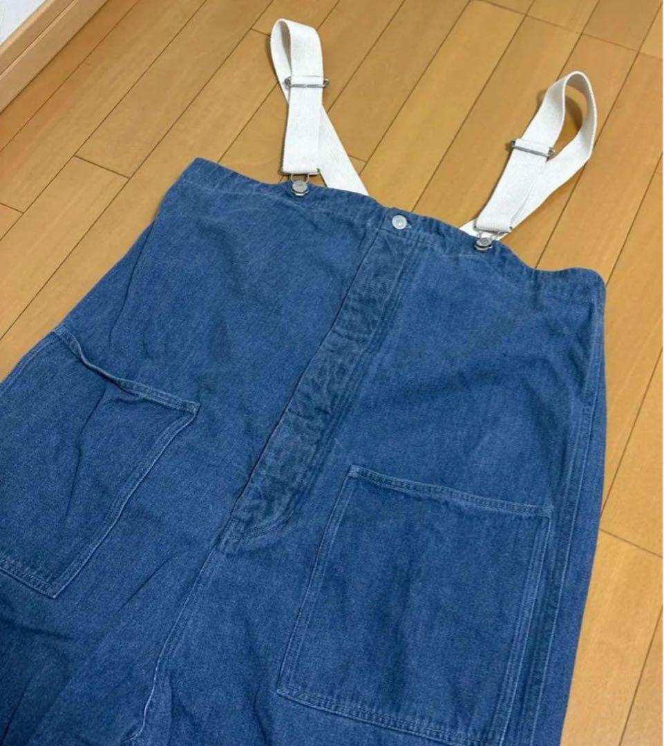 ネストローブ デニムデッキサロペット　nest robe