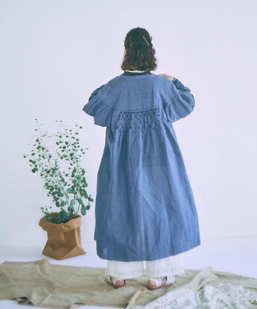 tumuguワンピース ツムグ 新品　27280円　ストッキングコットンリネン