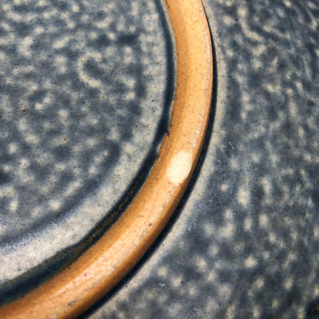 美濃焼寿山三島模様陶器お皿プレート24cm渦巻き&お花柄岐阜伝統工芸食器