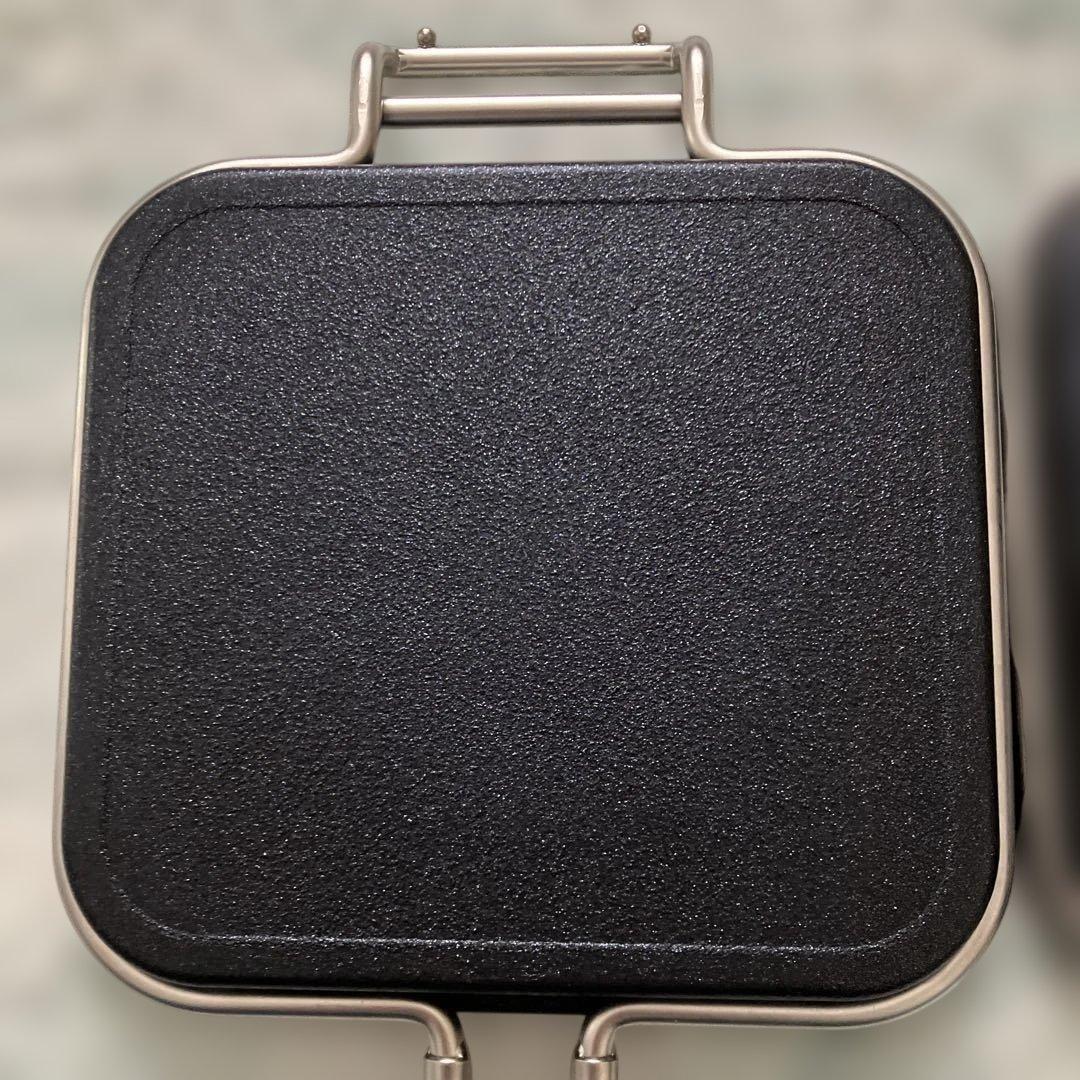 家事問屋 アルミ製 スクエア型 ホットサンドメーカー