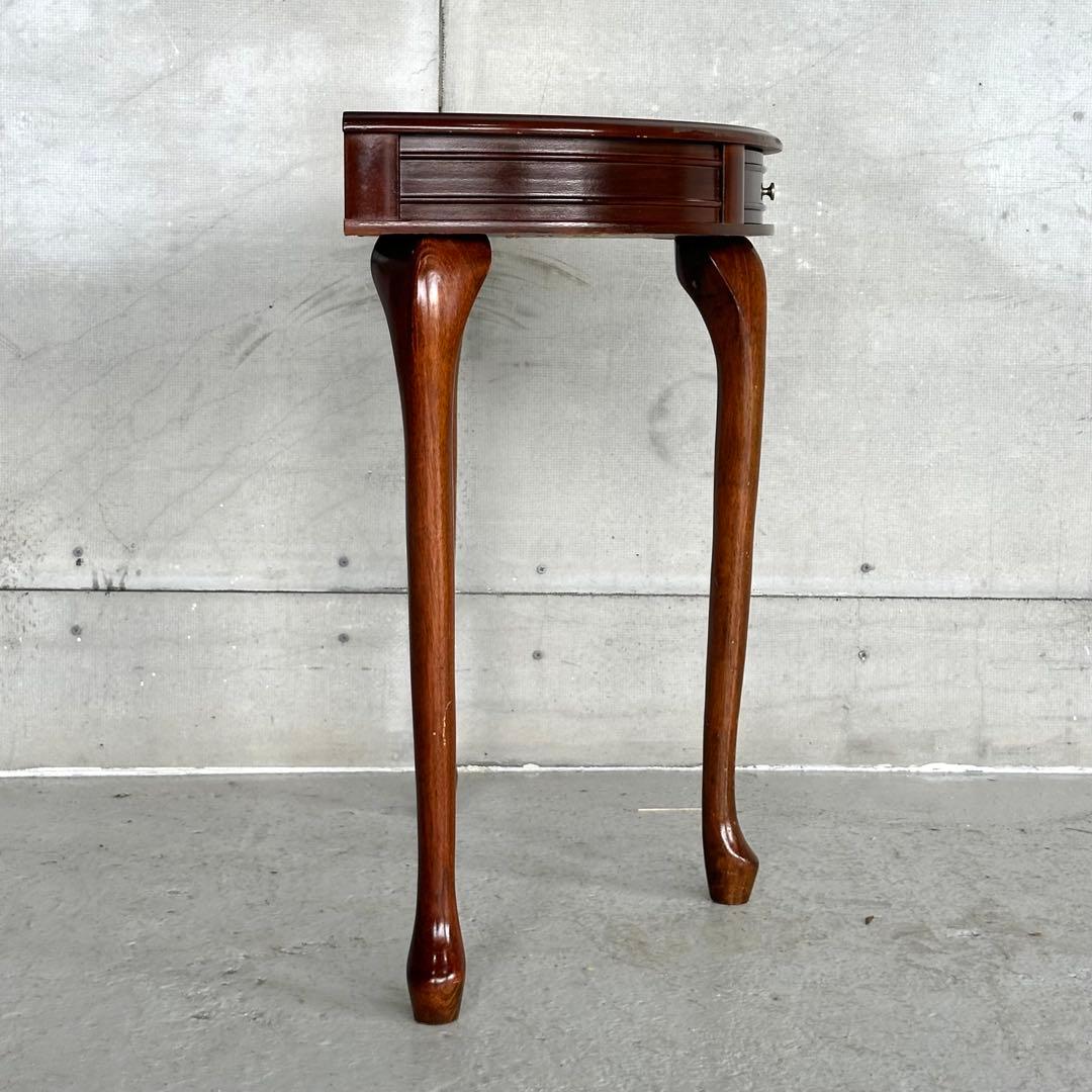 ★90s★猫脚 半円コンソールテーブル｜COGIT｜電話台｜花台｜クラシック家具