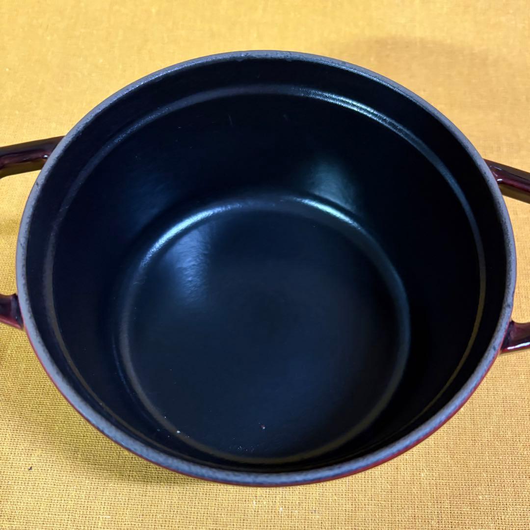 お買い得‼️ 極美品 ストウブ ココット 16cm 両手鍋 ホーロー鍋 鉄鍋