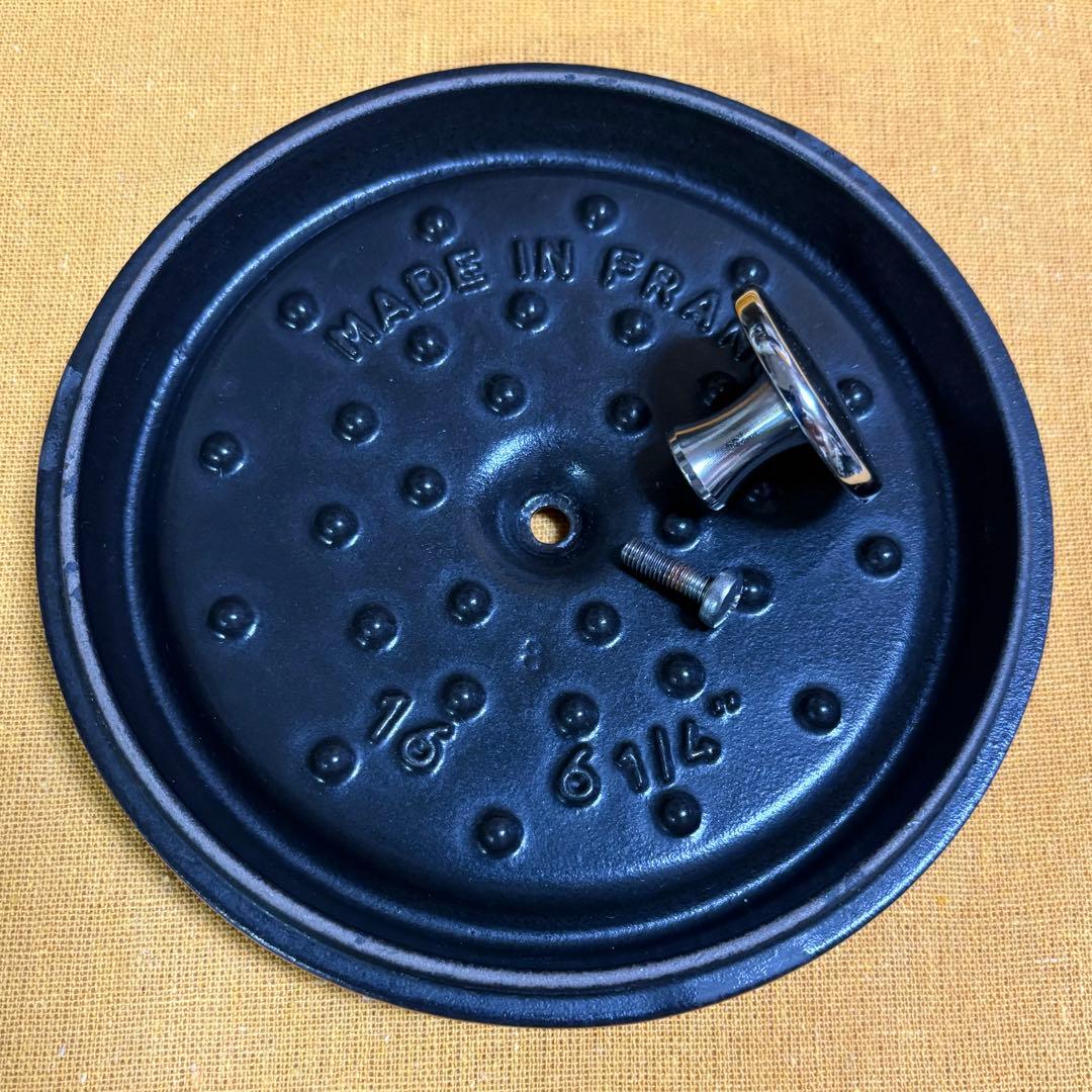 お買い得‼️ 極美品 ストウブ ココット 16cm 両手鍋 ホーロー鍋 鉄鍋