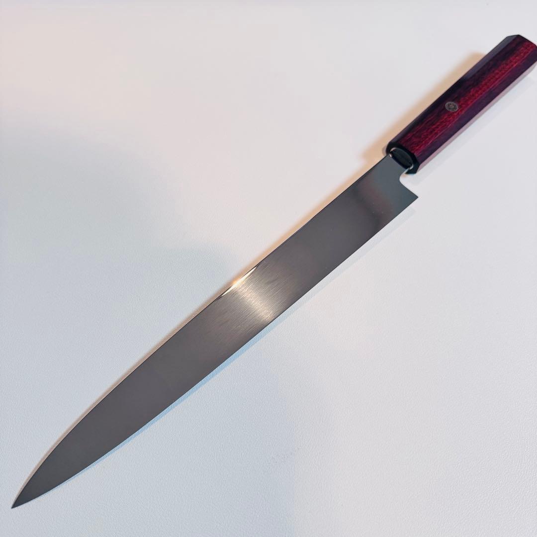 270mm 柳刃包丁 紫檀八角柄 刺身包丁 全鋼 和包丁