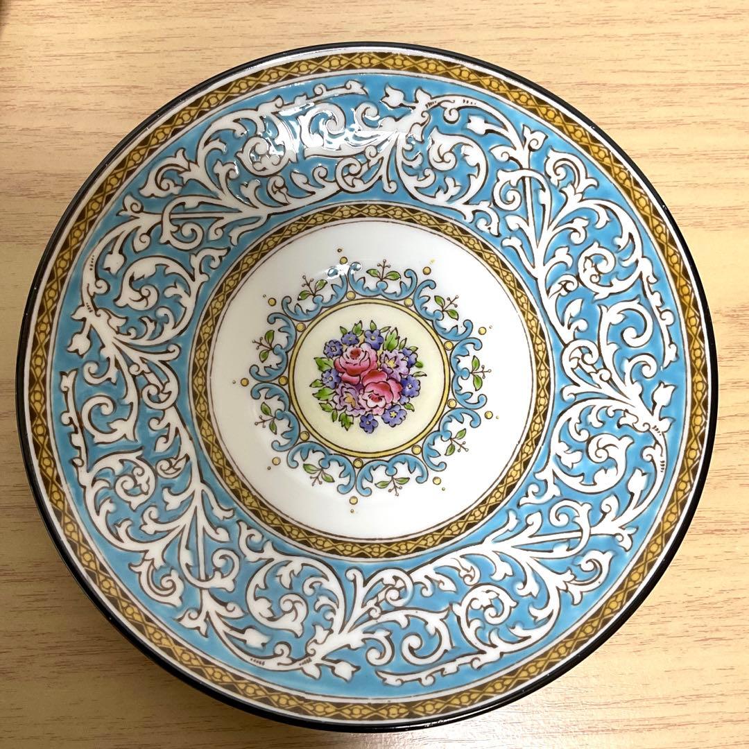 ウェッジウッド Praze ターコイズ トリオ　① 15.2cmプレート