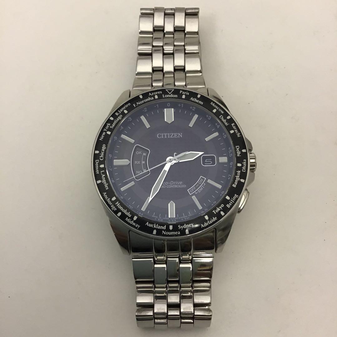 ‼️CITIZENシチズン‼️Eco-Drive ソーラー電波時計 ブレス長い