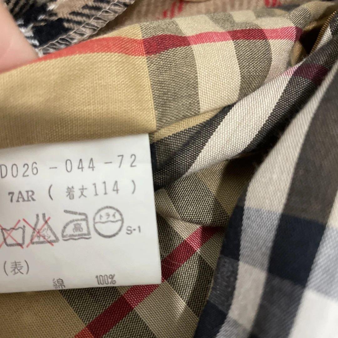 【美品】Burberrys ロングトレンチコート ノバチェック ライナーベルト付