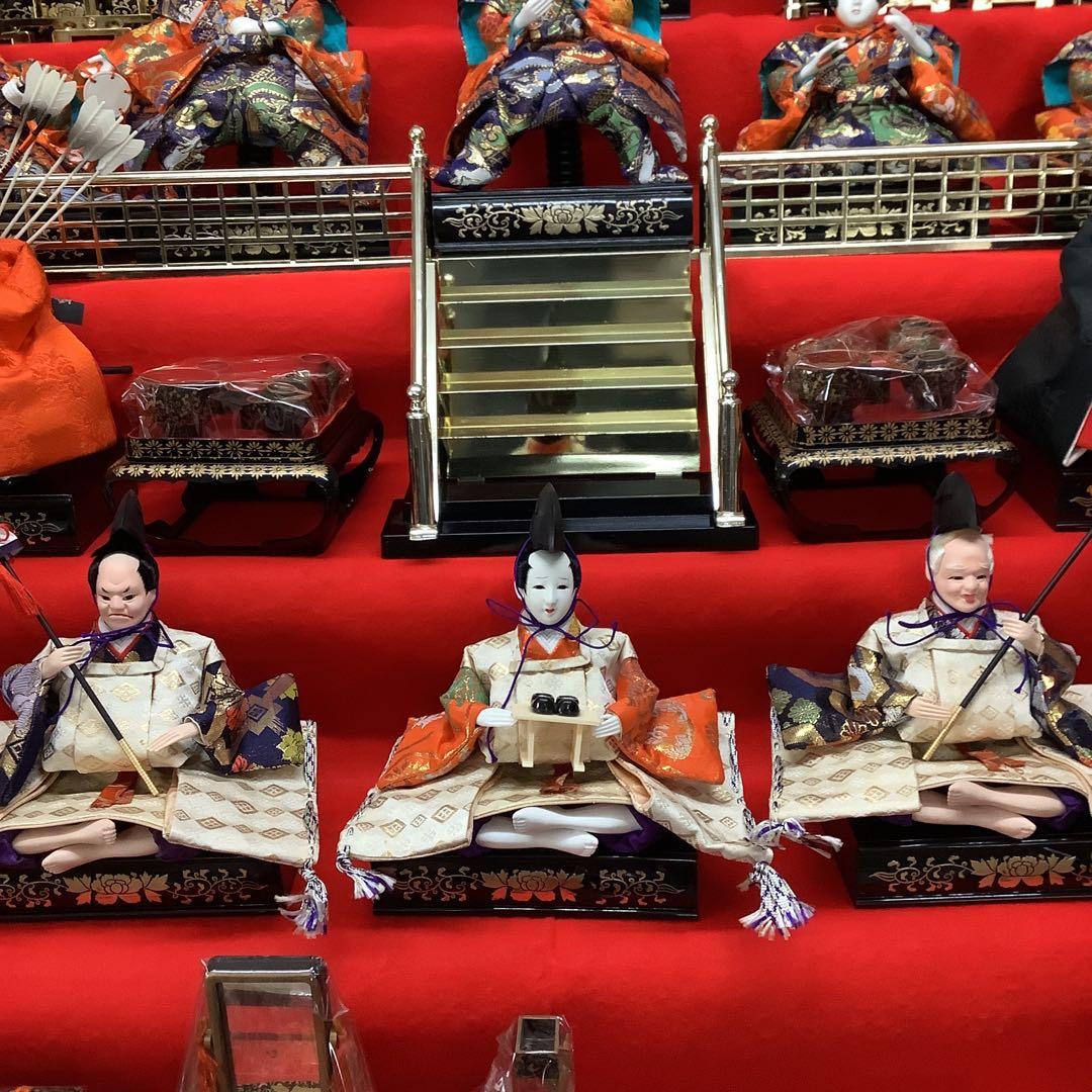 昭和のお雛さま　七段飾　東玉作　90巾