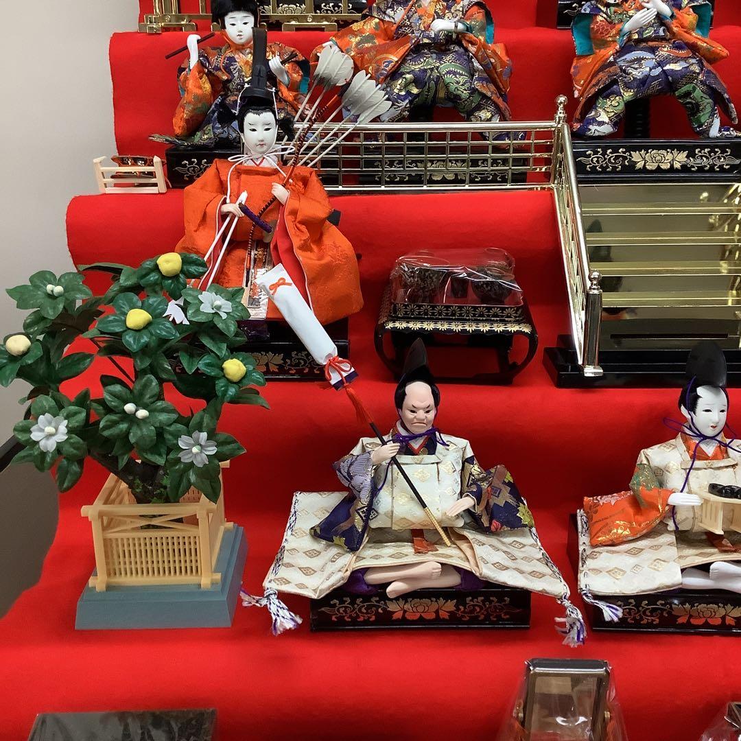 昭和のお雛さま　七段飾　東玉作　90巾