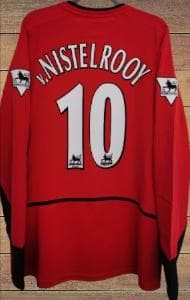 レトロ マンチェスター·ユナイテッド 長袖 ファン·ニステルローイ 10番