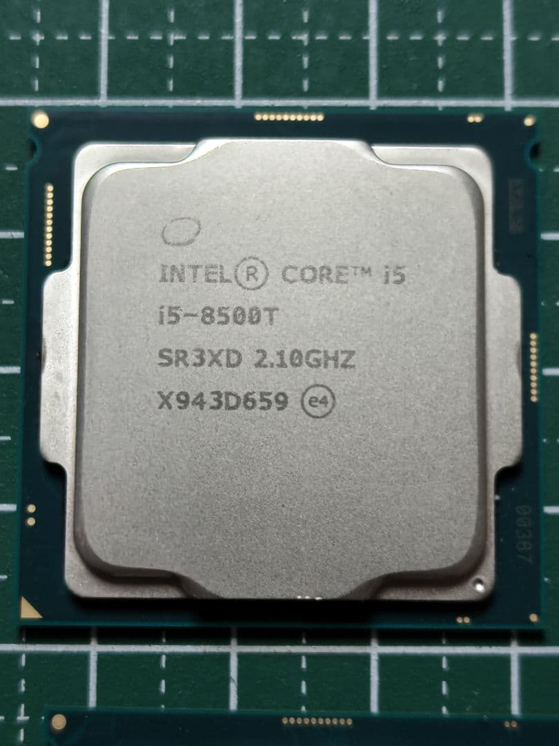 Intel Core i5 8500 3個,8500T 1個