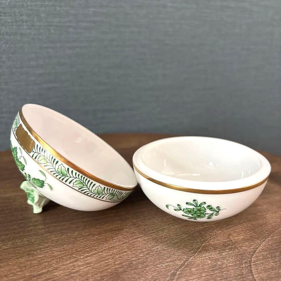 【新品未使用 正規品】ヘレンド　アポニー グリーン マルボンボン