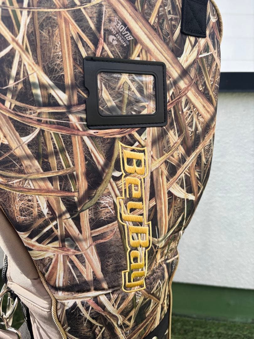 BayBay キャスター付　キャディバッグ　ゴルフバッグ　ベージュ　カモフラ