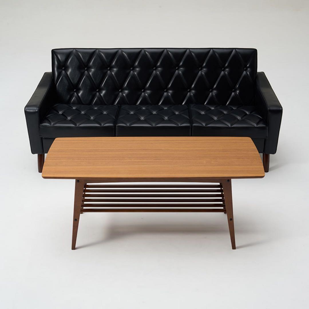 カリモク60 リビングテーブル大 ローテーブル ウォールナット 幅119cm