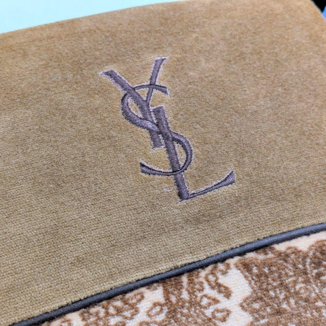 イヴサンローラン 綿マイヤー素材 肌掛けふとん 2枚セット 未使用