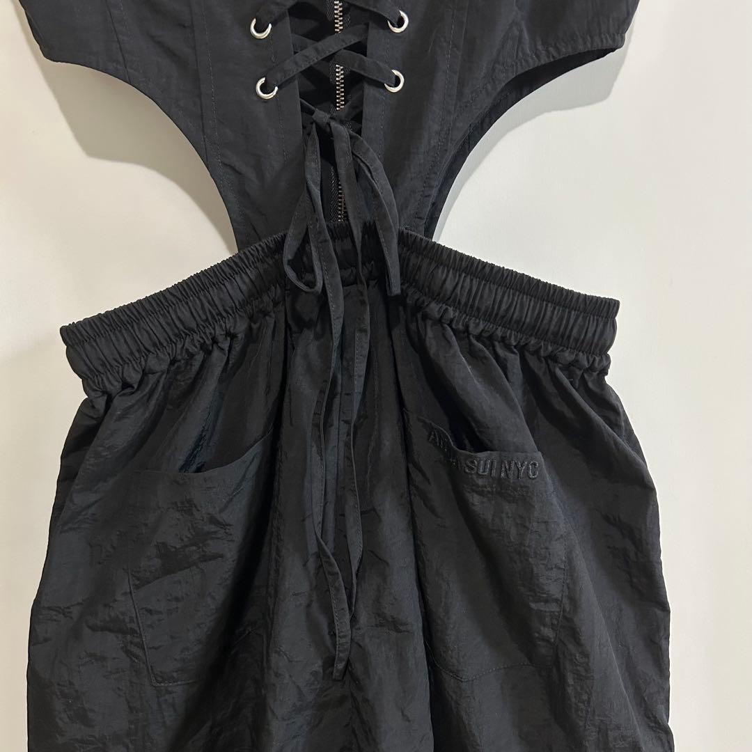 アナスイNYC スポーツワッシャーレースアップベスト マルチポケットワイドパンツ