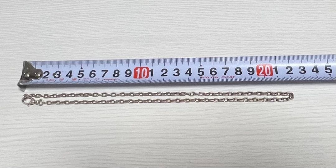 GUCCIネックレス　インターロッキングGシルバー(刻印あり)