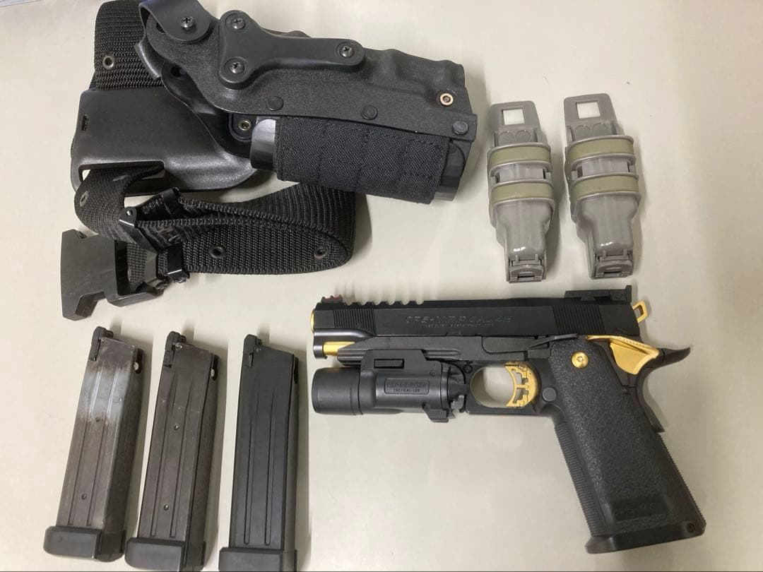 Kaz ハイキャパ5.1 ゴールドマッチ ガスブローバック ➕オマケ