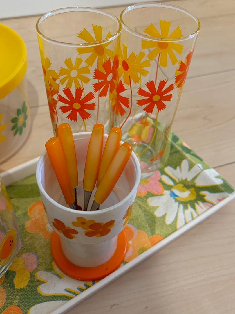 昭和レトロ　テーブルウェア　コーディネートセット