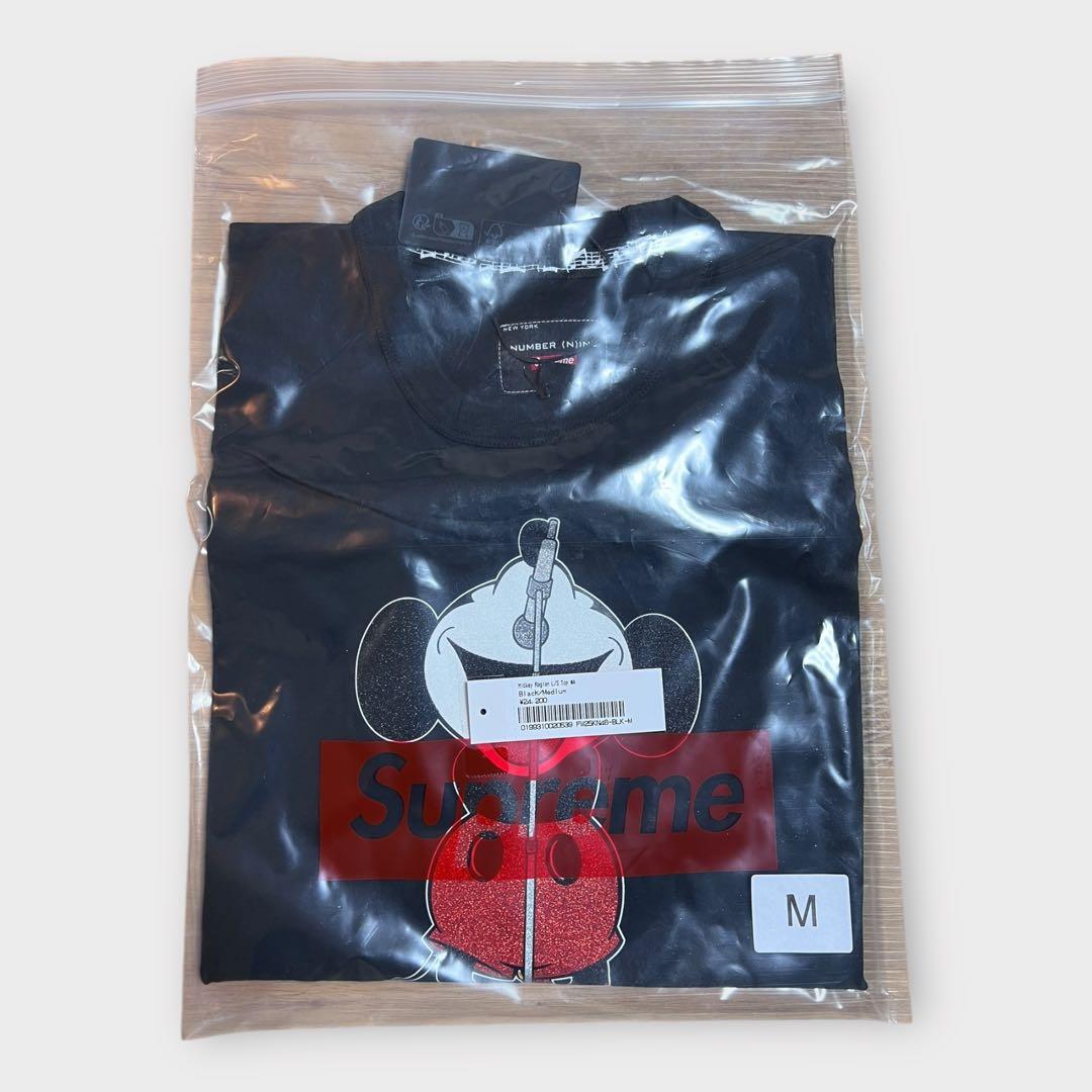 トップス Supreme Number Nine Mickey Raglan LS Top