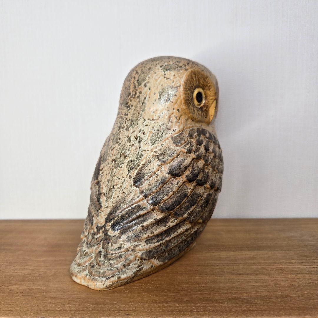 リサラーソン（Lisa Larson）フクロウ 陶器 置物