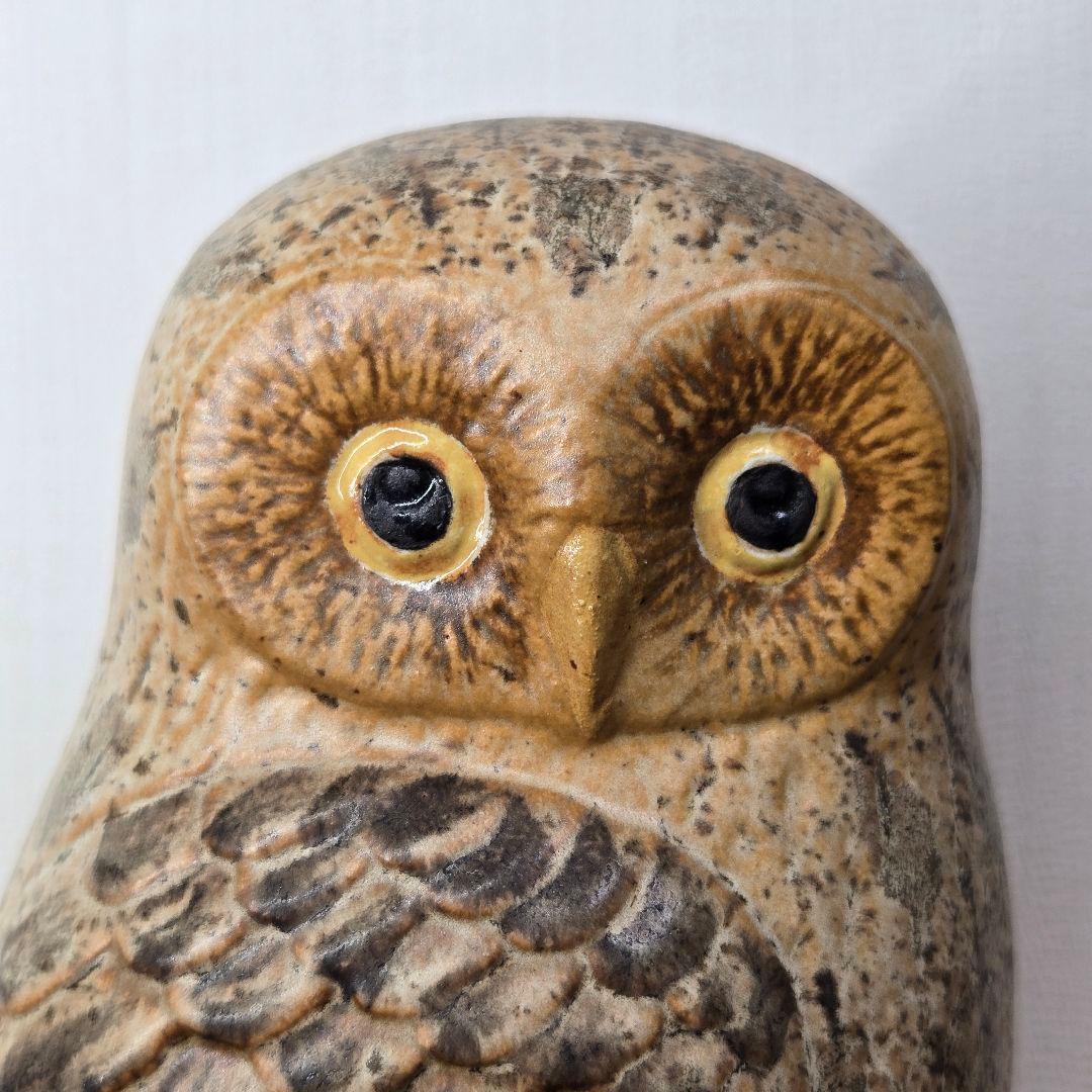 リサラーソン（Lisa Larson）フクロウ 陶器 置物