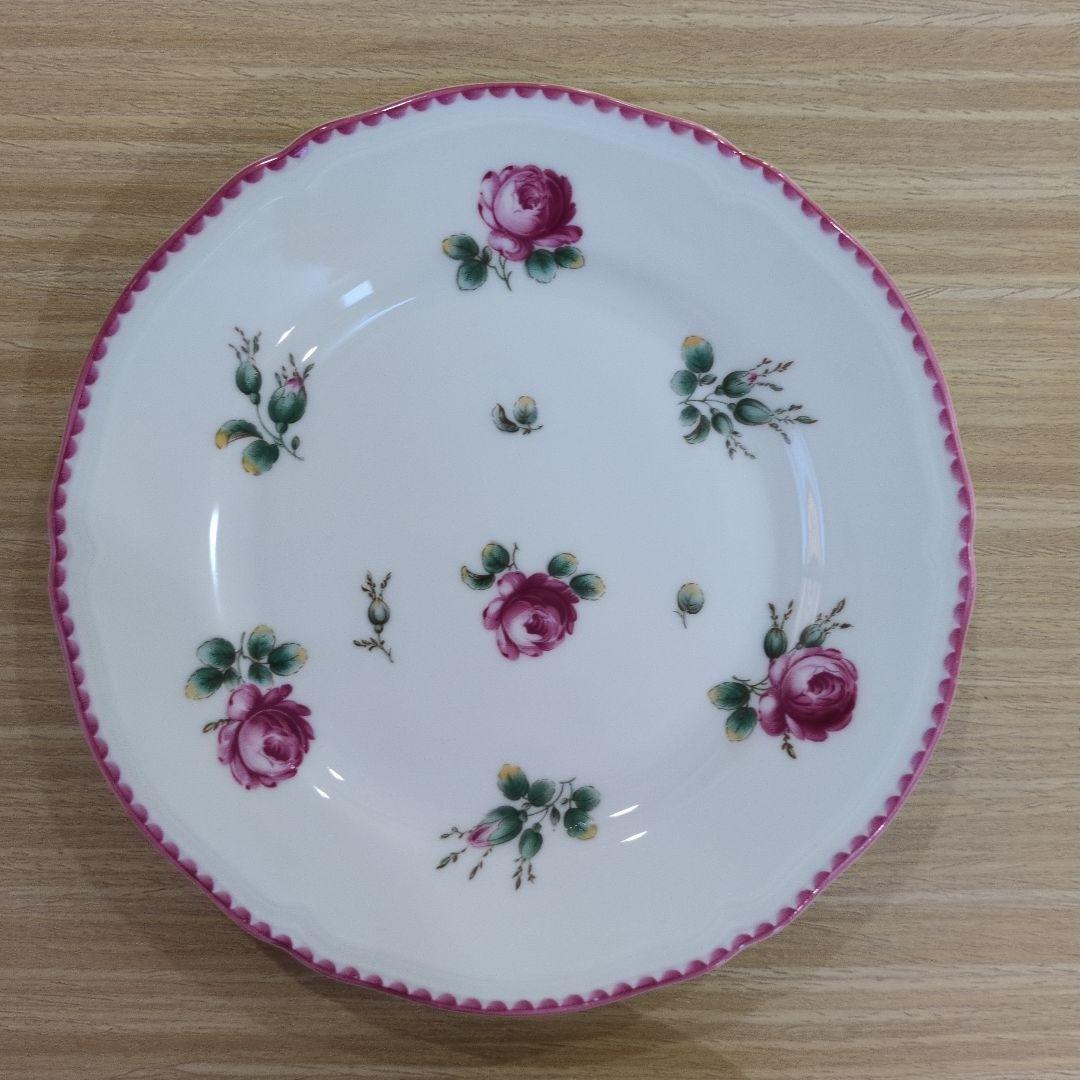 リチャードジノリ アンティックローズ17cmプレート2枚