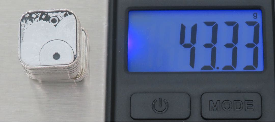 純銀 メダル 銘　純銀メダル10枚まとめ 43.33g 銀メダルミントだし造幣局