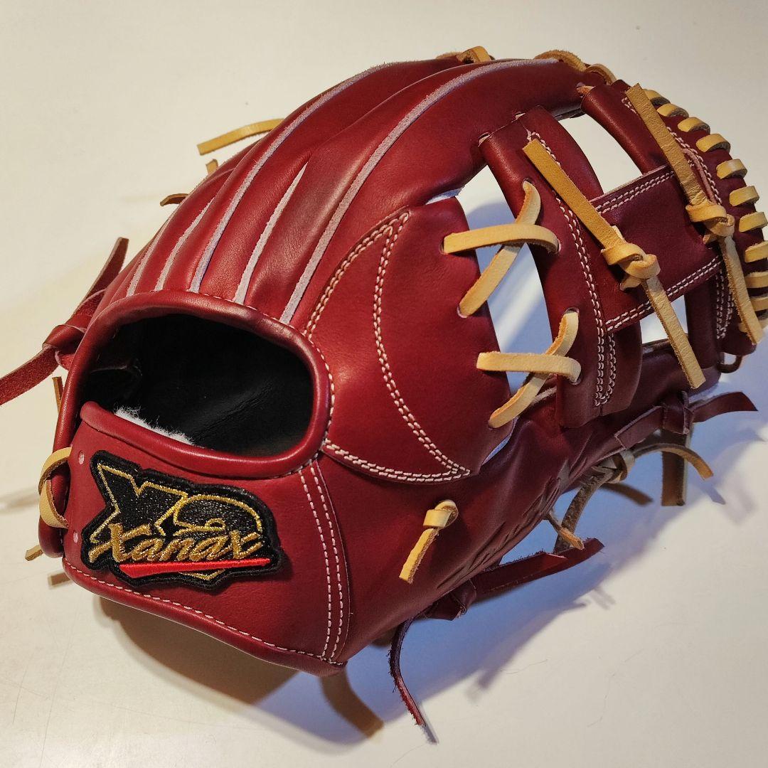ザナックス　硬式グローブ　キップレザー　内野手用