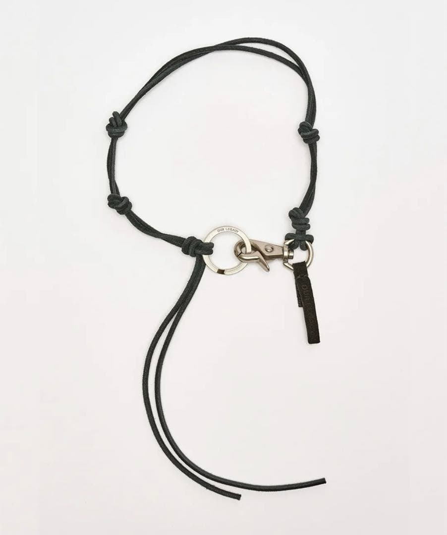 OUR LEGACY LADON Black Lether レザーチョーカー
