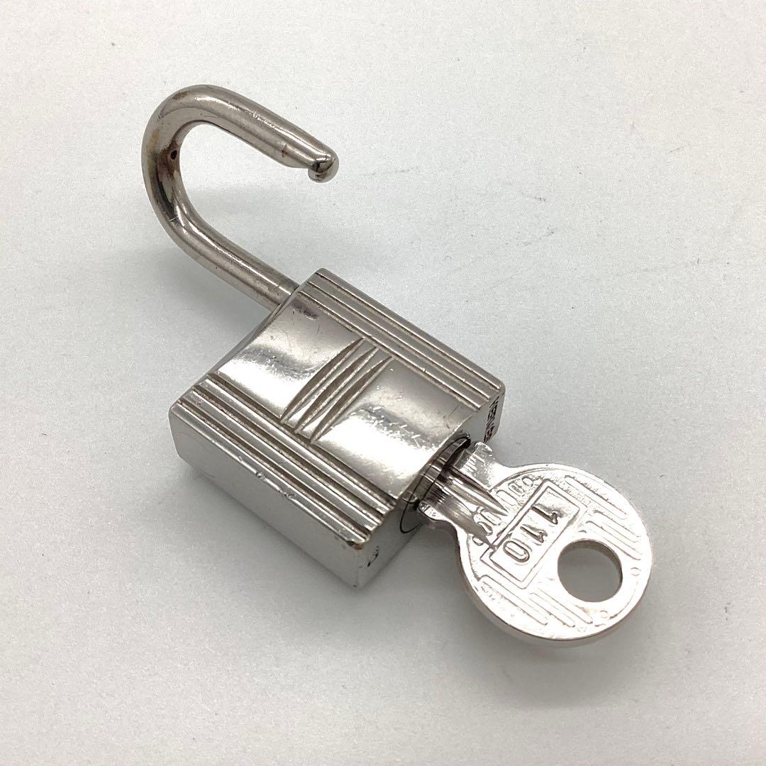 ⭐️極美品⭐️エルメス　カデナ　パドロック　鍵　no.110 シルバー　男女共用