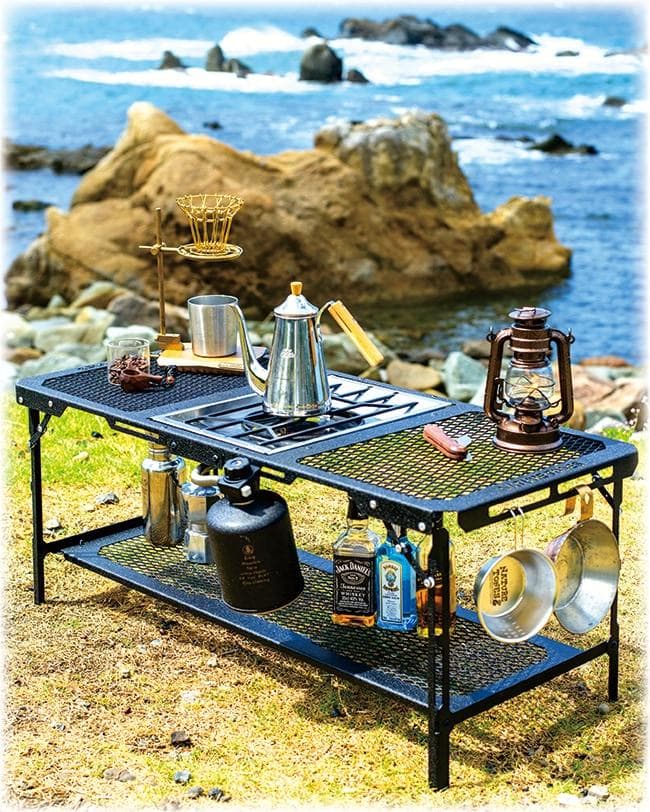 NATURE TONES ハビットテーブル＋アンダーラック＋収納BAGのセット