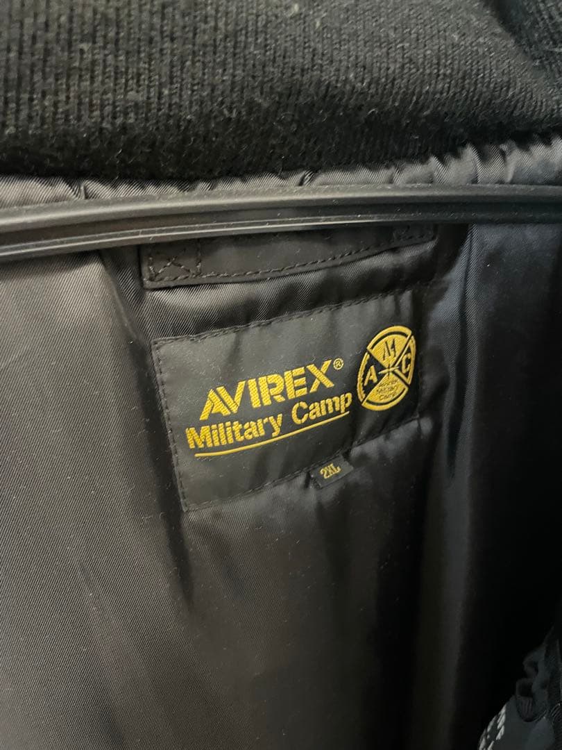 AVIREX MA-1 フライトジャケットHALO ブラック