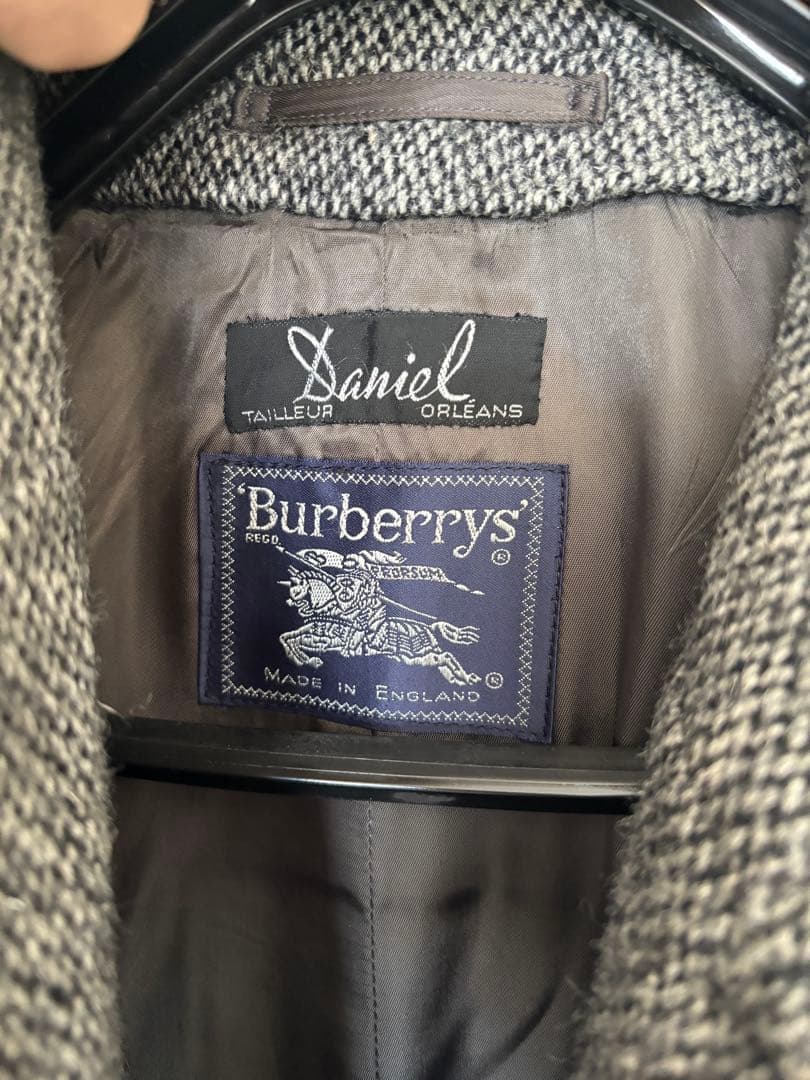 【別注品】Burberry’s ハリスツイード ステンカラーコート size52