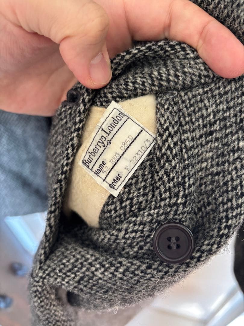 【別注品】Burberry’s ハリスツイード ステンカラーコート size52