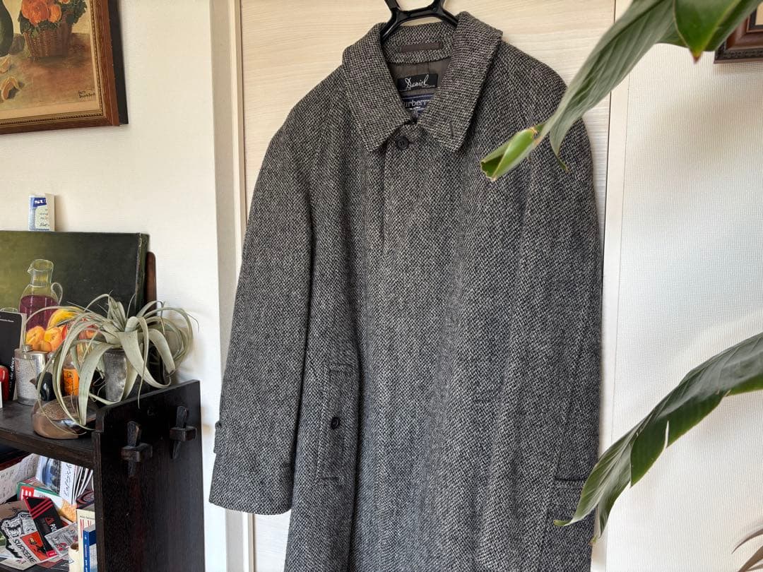 【別注品】Burberry’s ハリスツイード ステンカラーコート size52