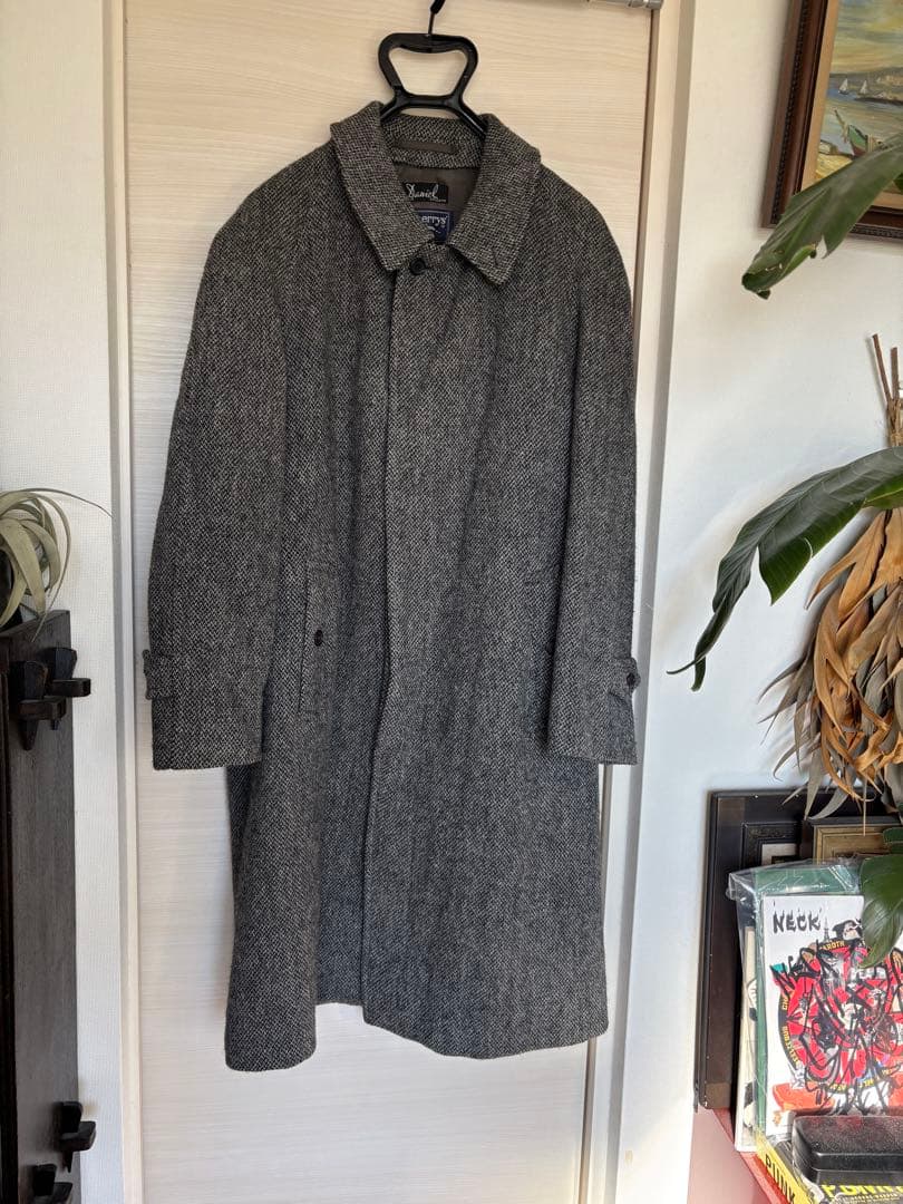 【別注品】Burberry’s ハリスツイード ステンカラーコート size52