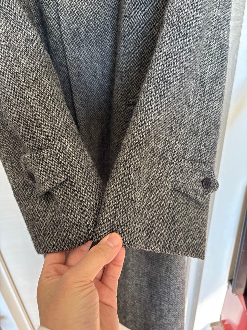 【別注品】Burberry’s ハリスツイード ステンカラーコート size52