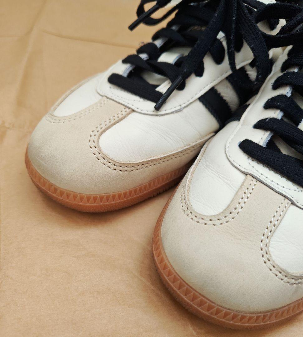 アディダス　オリジナルズ　サンバ　OG　24.0　ベージュ