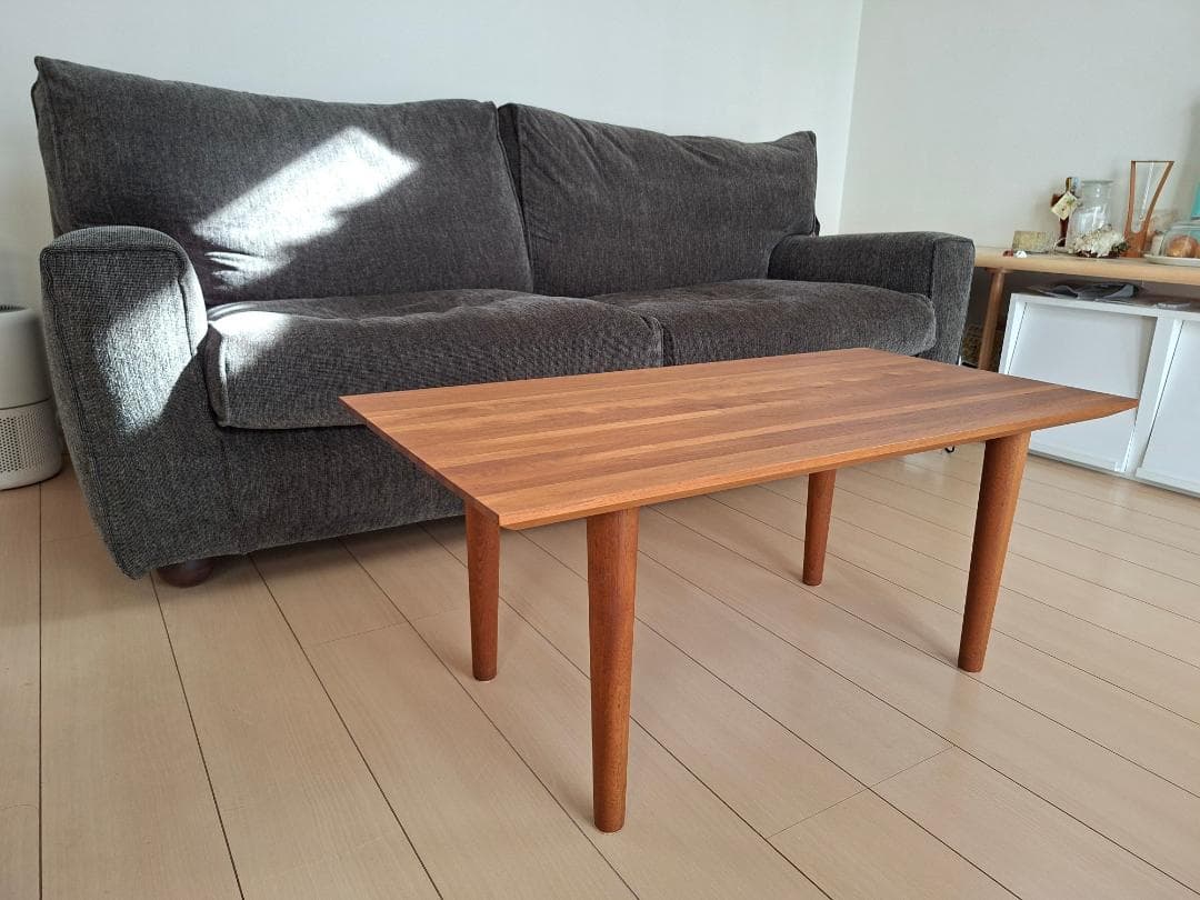 【美品】アカセ木工（MASTERWAL） ローテーブル ウォルナット 幅90cm