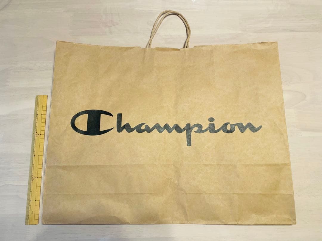 champion チャンピオン ショップ袋 ショッパー 紙袋 手提げ 特大