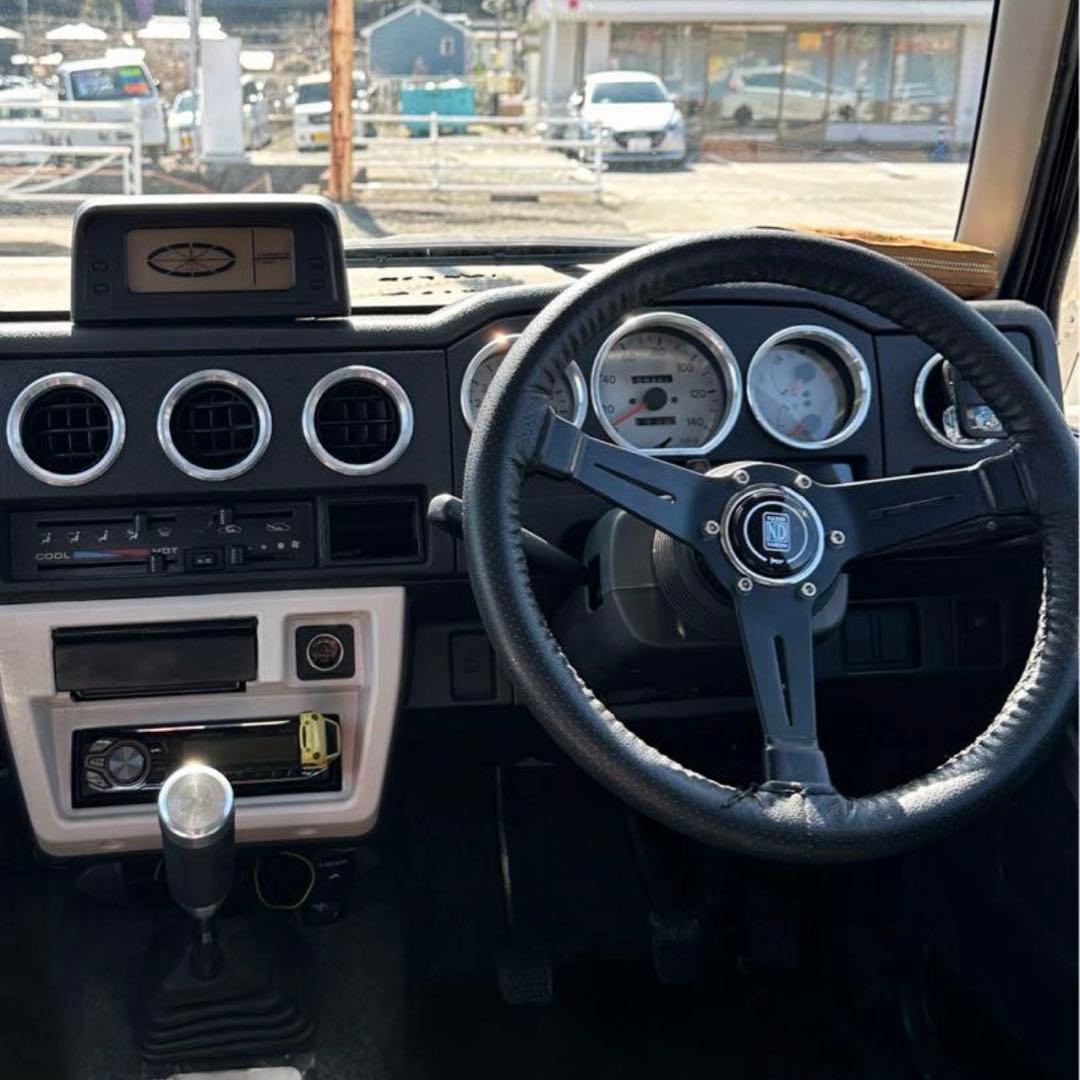 で*ら様 ジムニーja22 ja12 メーターエアコン　アルミ合金削り出し