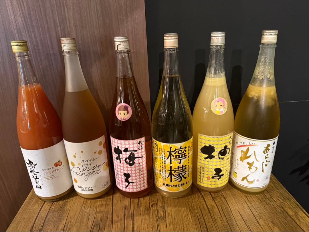 果実酒セット6本