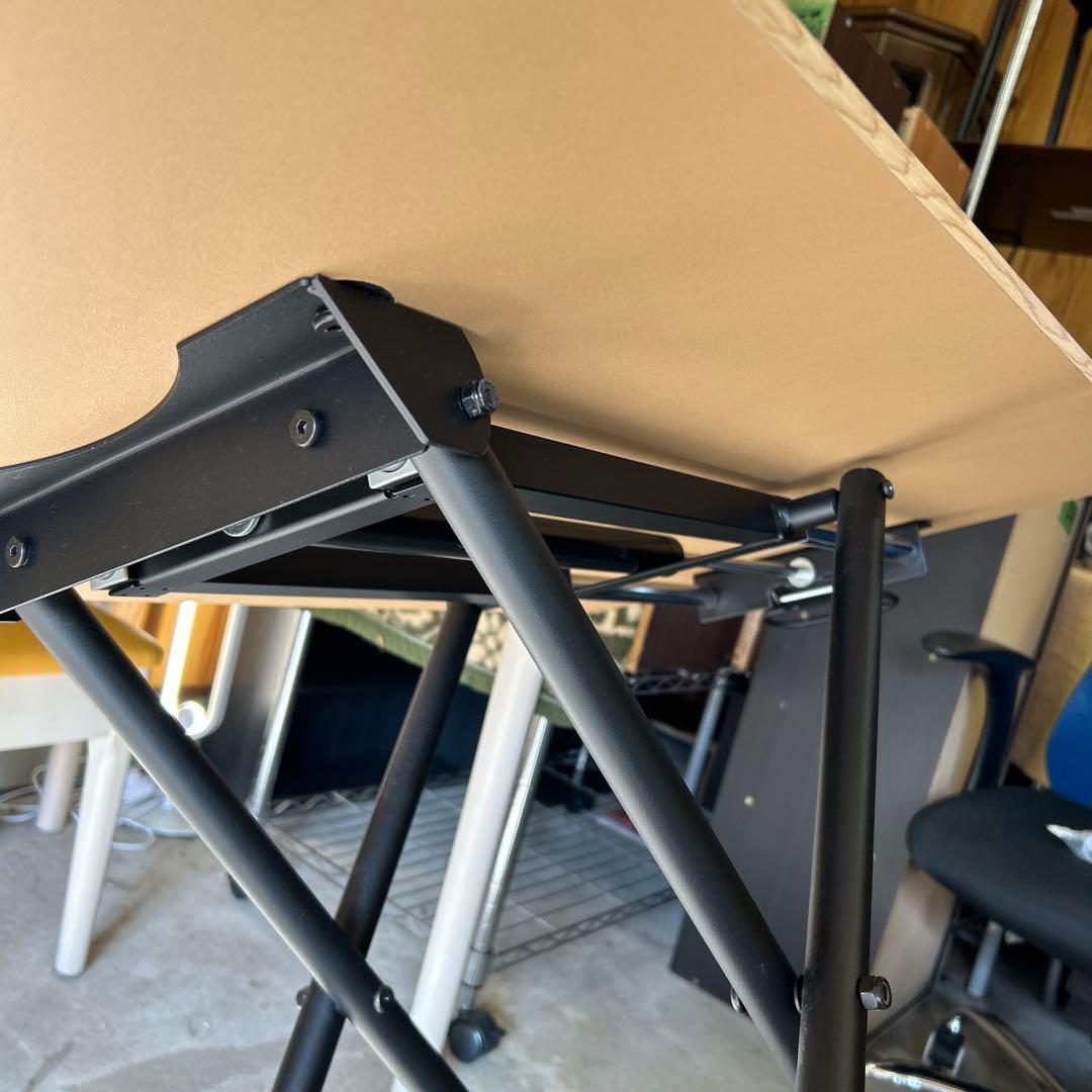 ★たのメル便込★ニトリ 昇降テーブル ライザN ライトブラウン