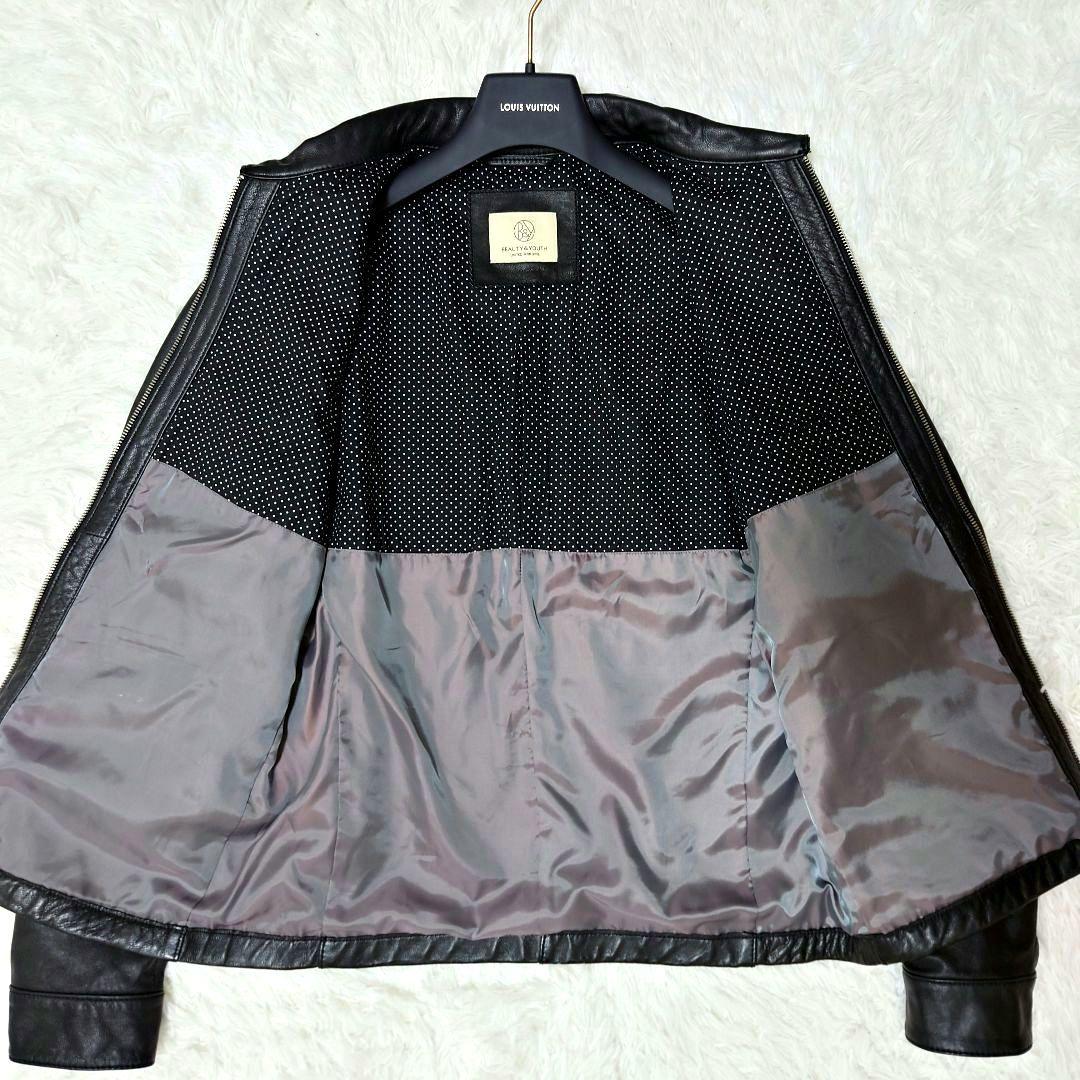 ✨美品✨Beauty&Youth レザージャケット XLサイズ ダブルジップ