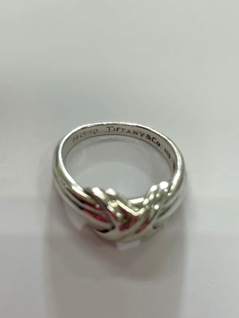 TIFFANY シグネチャークロス リング 10号 オールドティファニー