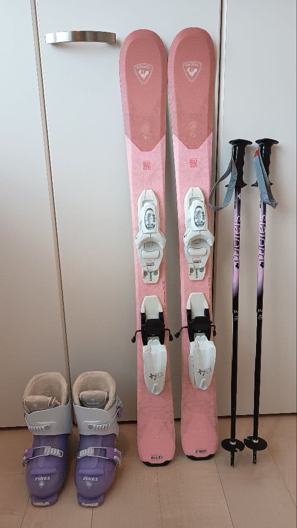 hitomi 子供用 ロシニョール 104ｃｍ 3点セット ブーツ18cm