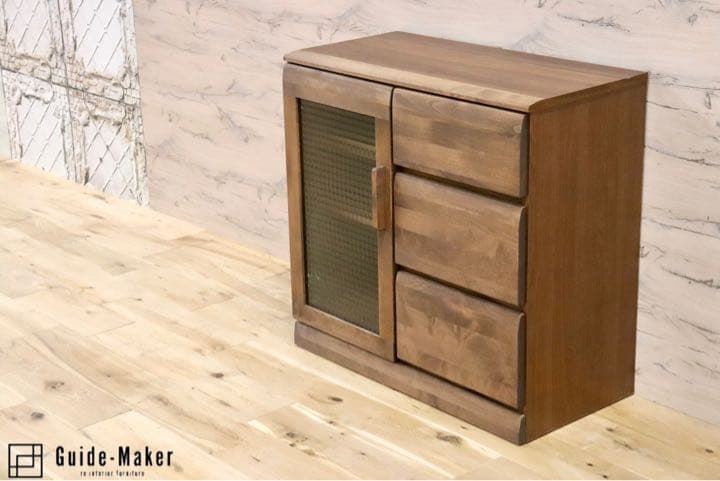 GMFK541B○隈木工所 フレスコ キャビネット 収納棚 チェスト リビング収